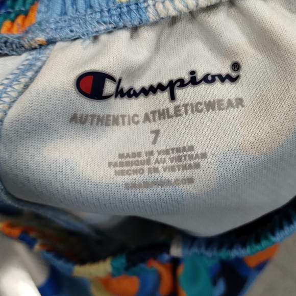 -Champion Colorful Camo Street wear Basic Short Boy 7 Authentic athletic wear - Picture 5 of 16